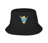 RDCGRS Unisex Shaka Surf T Shirt Bucket Hat Summer hat Man Cap Hats for Women Men's Birthday