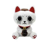 RDCIRP Dan Da Dan Turbo Granny Plush, Cute Stuffed Anime Plush Toy, White Cat Pillow Figure Cushion Doll for Home, Sofa, Car Birthday Decoration Gifts