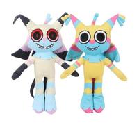 RDCIRP Dandy's World Plush, Cute Stuffed Horror Game Figure Plushie Toy, Soft Plush Pillow for Boys Girls Game Fans Gifts Home Decor(Yellow+Beige)