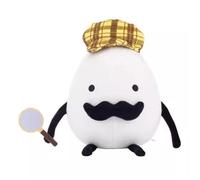 RDCIRP Detective Egg Plush Toy, 9.8in Stuffed Animal Plushies Dolls