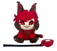 RDCIRP Hazbin Hotel Plush, Cute Stuffed Hotel Animals Figure Doll Angel Meow Dolls Toys, Characters Meow Anime Plushies Pillow Doll for Children Adult(red)