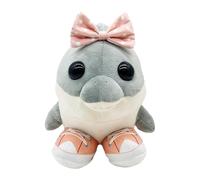 RDCIRP Italian Brainrot Shark Plush Toy, Cute Stuffed Animal Dolphin Plush Doll, Creative Anime Character Plushie Figure Toy, Cartoon Throw Pillow for Fans