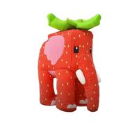 RDCIRP Steal a Brainrot Plush 67, Soft Cuddly Stuffed Game Pillow Doll Collection with Strawberry Elephant, Number 67, Chameleon & More, for Girls Boys Aldults(red)