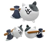 RDCIRP The Battle Cats Plush, Cute Stuffed Animal Sleeping Pillow Sofa Cushion Toy for Boys Girls Home Decor Fans Collectible Gifts(C)