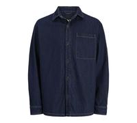 Rddcolter Dark Denim Overshrit L/S Noos, Dark Denim, XL