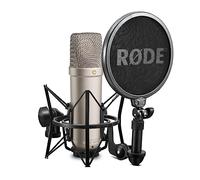 RØDE NT1A Large-diaphragm Cardioid Condenser Microphone with Shock Mount, Pop Filter and XLR Cable for Music Production, Vocal Recording, Streaming and Podcasting