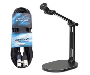 RØDE Rode DS-2 Microphone Tripod Desktop Studio Arm + Keepdrum XLR Cable