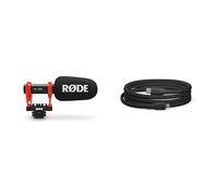 RØDE VideoMic GO II Compact and Lightweight Shotgun Microphone with USB Audio + SC19 USB-C to Lighting Cable (1.5m - iOS Compatible) for Filmmaking, Content Creation, and Location Recording