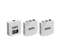 RØDE Wireless GO (Gen 3) - Compact Wireless Mic - Pristine Audio, 32-bit Float Recording, Automatic Level Control, for Phones, Cameras and Computers (White)