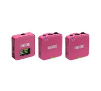 RØDE Wireless GO (Gen 3) - Compact Wireless Mic - Pristine Audio, 32-bit Float Recording, Automatic Level Control, for Phones, Cameras and Computers (Pink)