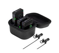 RØDE Wireless PRO Compact Wireless Microphone System with Timecode, 32-bit Float On-board Recording, 2 Lavalier Microphones and Smart Charge Case for Filmmaking and Content Creation