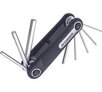 R'DEER 8 in 1 Folding Hex Key Set Pocket Portable Bike Metric Allen Wrench Kit Comfort Grip Hand Tool Sizes 1.5mm-8mm