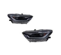 RDEQKIVZ Car Headlamp Compatible With For Mustang 2015 2016 2017 Headlight Light Assemblies Auto Fog DRL Brake Turn Signal Lamp Component Replacement