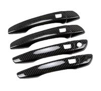RDEQKIVZ Outer Door Handle Cover Compatible with C&itroen for Berlingo for K9 2019 2020 2021 2022 Carbon Fiber Door Handle Cover Car Exterior Accessories Style Sticker