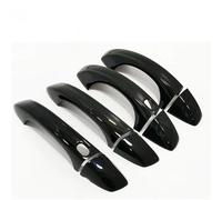 RDEQKIVZ Outer Door Handle Cover Compatible with VW for Golf 6 for MK6 2009 2010 2011 2012 2013 Black Chrome Car Door Handle Cover Trim Sticker Styling Exterior Accessories