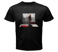 RDESEDRTRE American Psycho Movie Men's Black T-Shirt Black M