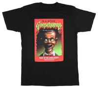 RDESEDRTRE ANMA Goosebumps Shirt Men's Night of The Living Mummy Book Cover Tee T-Shirt Black 3XL