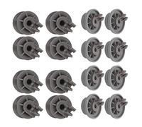 RDEXP Upper Dishwasher Roller Wheels Lower Rack Wheels Replacement for Bosch