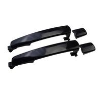 RDFCVTG Compatible with Infiniti for FX35 FX45 2003-2008 OEM 80640AM205 2 Pcs Car Exterior Outside Door Handle Front Rear Left Right Car Exterior Door Handle(Black,Rear LH RH)