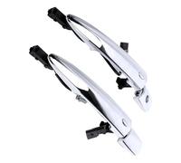 RDFCVTG Compatible with Nissan for Sentra Nismo SR for Turbo 2017 2018 OEM 826469N00A 2pcs Car Front Chrome Exterior Door Handles Silver ABS Car Exterior Door Handle