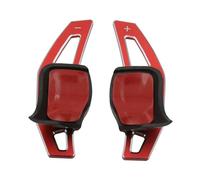 RDFCVTG Compatible with VW for Passat B6 B7 for CC 2011-2015 Car Steering Wheel Gear Extend Shift for Up Down Paddles Control Covers Performance Accessory(Red)