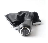 RDFCVTG Shifter Handle Compatible with Opel for Astra III H 1.6 for Vauxhall 2004-2010 Gear Shift Knob Lever Shifter Change Knob 5 6 Speed with Gaiter Boot Cover(5 Speed)