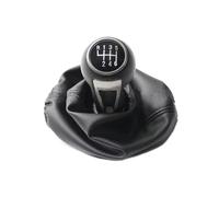 RDFCVTG Shifter Handle Compatible with SEAT for Ibiza IV 56 Speed Car Gear Shift Knob Shifter Lever Change Head with Gaiter Boot Case Cover(6 Speed)