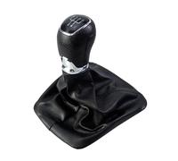 RDFCVTG Shifter Handle Compatible with Skoda for Octavia 2 A5 A6 2004 2005 2006 2007 2008 2009 2010 2011 2012 56 Speed Gaiter Boot Cover Lever Change Knob(5 Speed)
