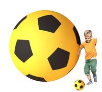 Rdfhrg Silent Soccer Ball Microfibre Cover Motor Skills Exercise Training