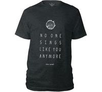 RDFK Chris No One Sings Like You Cornell Mens Top T-Shirt Black