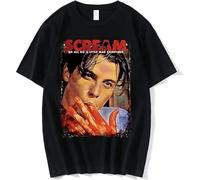 RDFK Cool Scream Movie Scream Horror Movie Shirt Billy Loomis T Shirt Movie Shirt We All Go A Little Mad Billy T Shirts Men's Black