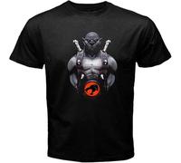RDFK Panthro Thundercats Gym Train Cartoon Tv Series T-Shirt Black Basic Tee XL