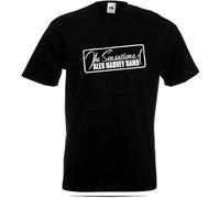 RDFK Sensational Alex Harvey Band T Shirt Zal Cleminson Faith Healer Vambo Rools Black Men's