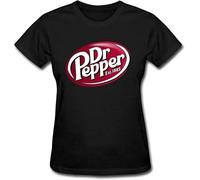RDFK Women's Soft Drink Dr Pepper T Shirt Black