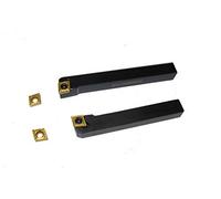 RDGTOOLS 8MM INDEXABLE Lathe Turning Tool Left + Right Hand and CCMT Inserts