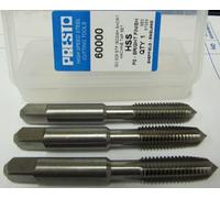 RDGTOOLS Presto M10 X 1.5 HSS Machine Tap Set (3 Taps)
