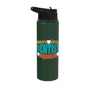 RDH Dental Receptionist - World's Cutest Dentist Assistant Stainless Steel Insulated Water Bottle