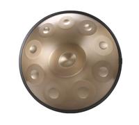 RDHMJSJAZ Handpan Drum 9/10/12 Notes 440Hz/430Hz 22 Inches Steel Hand Drum With Edge Strings,With Soft Handpan Bag, 2 Handpan Mallets, Handpan Stand And Dust-Free Cloth(10 Notes (432Hz))