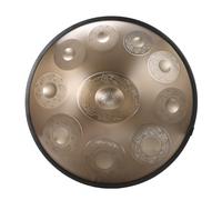 RDHMJSJAZ Handpan Drum,Handpan In D Minor,432hz/440hz, 22 Inches With 9/10/12 Notes, Comes With A Backpack, Stand, Cleaning Cloth, And Two Mallets(10 Notes (440Hz))