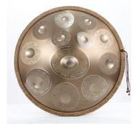 RDHMJSJAZ Handpan Drum,Handpan In D Minor,432hz/440hz, 22 Inches With 9/10/12 Notes, Comes With A Backpack, Stand, Cleaning Cloth, And Two Mallets(12 Notes (432Hz))