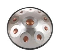 RDHMJSJAZ Handpan Drum Instrument 22 Inches 9/10/12 Notes, 440/432HZ Handpan Steel Drum in D Minor with Soft Handpan Bag, Harmonic Percussion for Sound Healing, Personal Meditation, Yoga(10Notes (440H