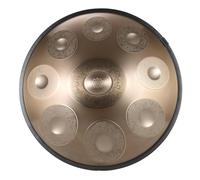 RDHMJSJAZ Handpan In D Minor 22 Inches With 9/10/12 Notes Comes With A Backpack, Stand, Cleaning Cloth, And Two Mallets.(9 Notes (440Hz))