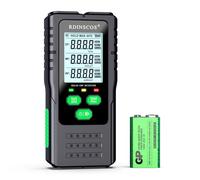RDINSCOS 3-in-1 EMF Meter for EF, MF & RF Digital Electromagnetic Field Detector Portable Hand-held LCD Radiation Detector for 5G, WiFi, Radio Signals & Household Appliance with a 9v Battery (RD630)