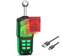 RDINSCOS MT36S Non-Destructive Wall Humidity Meter with 3 Colour Screen and 4 Modes for Walls, Tiles, Wood, Plaster, Concrete
