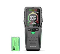 RDINSCOS Pinless Moisture Meter Detector, Non-Invasive Damp Meter for Walls Wood Masonry, Accurate 4 Modes Damp Tester with Backlit LCD Screen, 3-Color Bar Graph, Audible Alerts, Data Hold (MT28C)