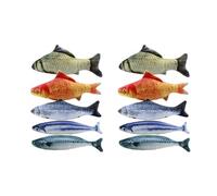 Rdjumpdjo 10PCS Catnip Fish Toys for Cat 20cm Cat Toys Cat Fish Pillow Cat Catnip Toys