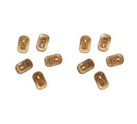 Rdjumpdjo 10Pcs NFC Flash Nail Sticker LED Bare Chip Intelligent Luminous Nail Lamp Nail Sticker Enhancement, Dark Blue