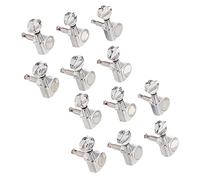 Rdjumpdjo 12Pcs 6R Guitar Tuning Pegs Tuners Machine Heads for Replacement