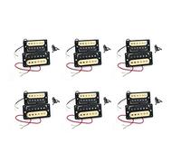 Rdjumpdjo 12Pcs Electric Guitar Pickups 50/52 Faced Humbucker Double Coil Electric Guitar Pickups