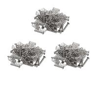 Rdjumpdjo 150Pcs Chrome Single Coil Pickup Screws & Adjust Height Springs for